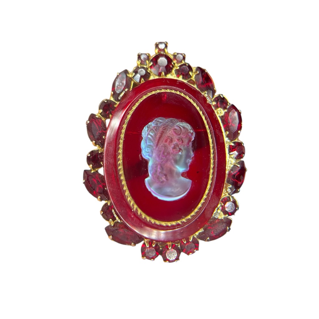Juliana Book Verified Cameo Brooch
